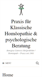 Mobile Screenshot of heilpraktiker-homeopath.de