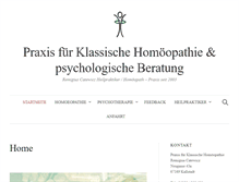 Tablet Screenshot of heilpraktiker-homeopath.de
